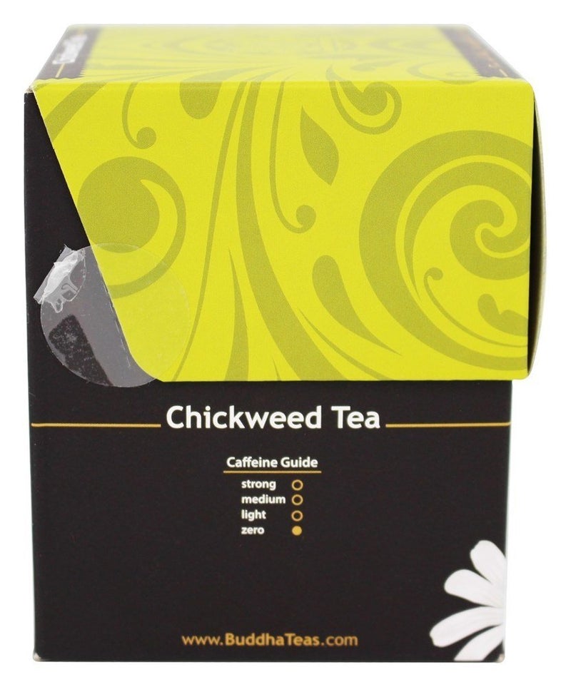 Buddha Teas Organic Chickweed Tea - OU Kosher, USDA Organic, CCOF Organic, 18 Bleach-Free Tea Bags - Image 5